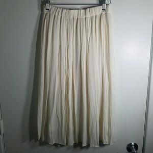 White skirt